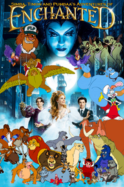 Simba Timon Pumbaa EnchantedPoster