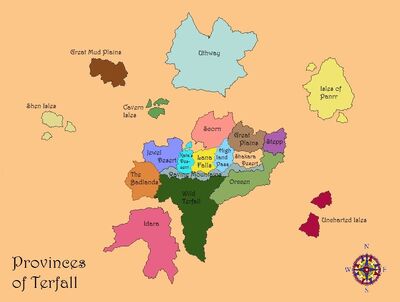 Provinces of Terfall