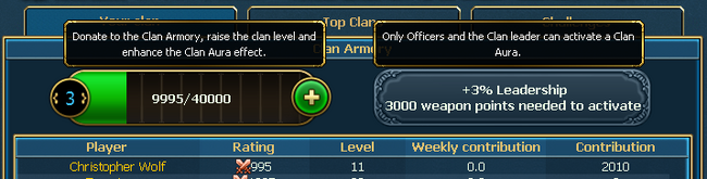 Clans Your Clan Tab