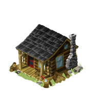 Log cabin house last