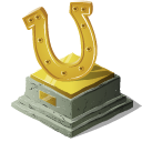Horseshoe statue last