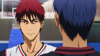 Kagami and Aomine before the match.png