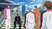 Kuroko reunites with his former teammates.png