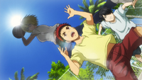 Alex teaching Kagami & Himuro.png