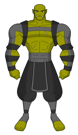 Half-Orc Monk