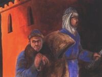 Dawuud escorting Amru