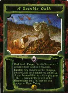 A Terrible Oath-card