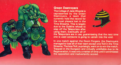 Destructores verdes