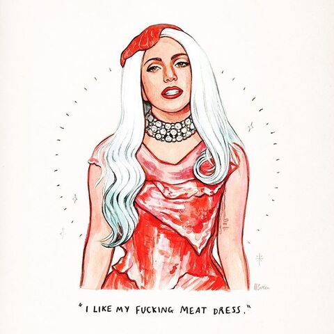 File:Helen Green - I like my fucking meat dress!.jpg