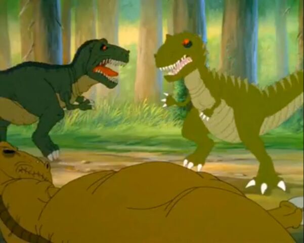 File:T-rex vs. Giganotosaurus.jpg