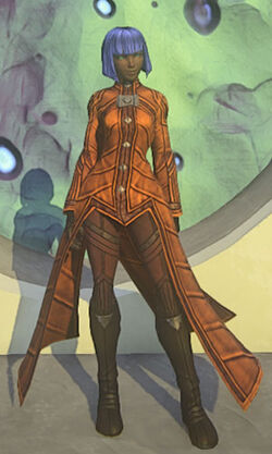 Colonists-elegant-robe-orange