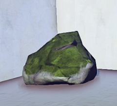Small Mossy Old Growth Rock 1 prop placed