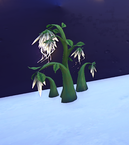 Silkfall Plant prop placed
