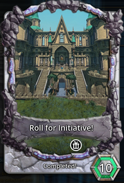 Roll for initiative