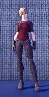 Artisans Outfit Red Equip