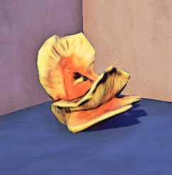 Medium Old Growth Fungus Shelf prop placed