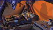 Shaman sleeping