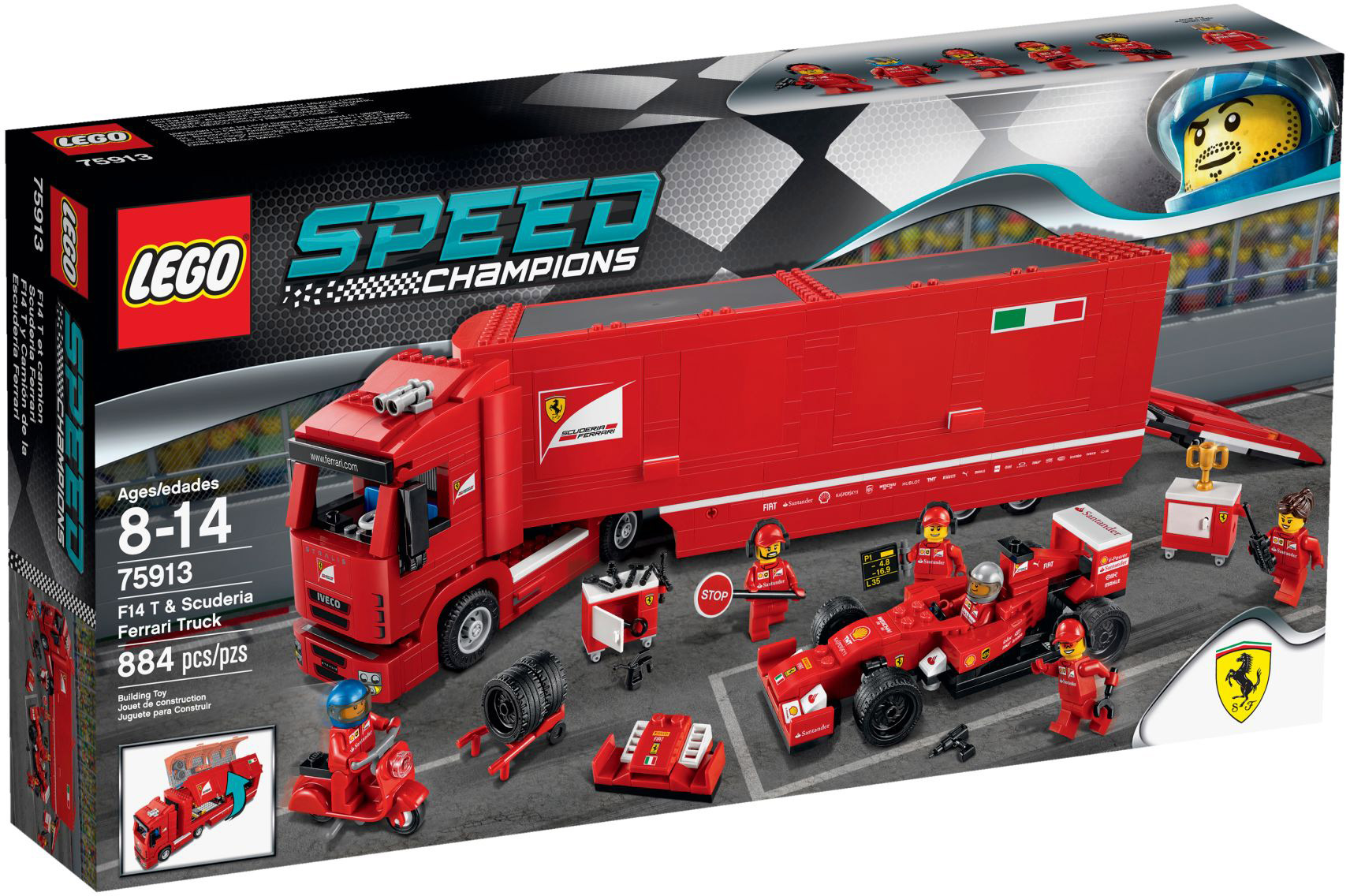 75913 Ferrari F14 Amp Scuderia Ferrari Truck Brickipedia