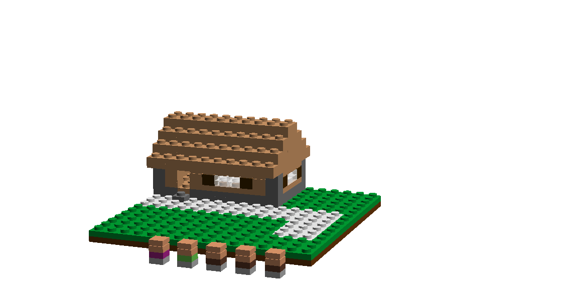 Custom:Minecraft NPC Village Micro-World  Brickipedia 