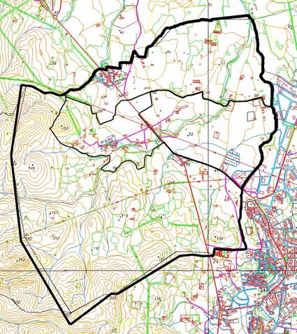 Fitxer:Topogràfic de Llofriu amb barris.jpg
