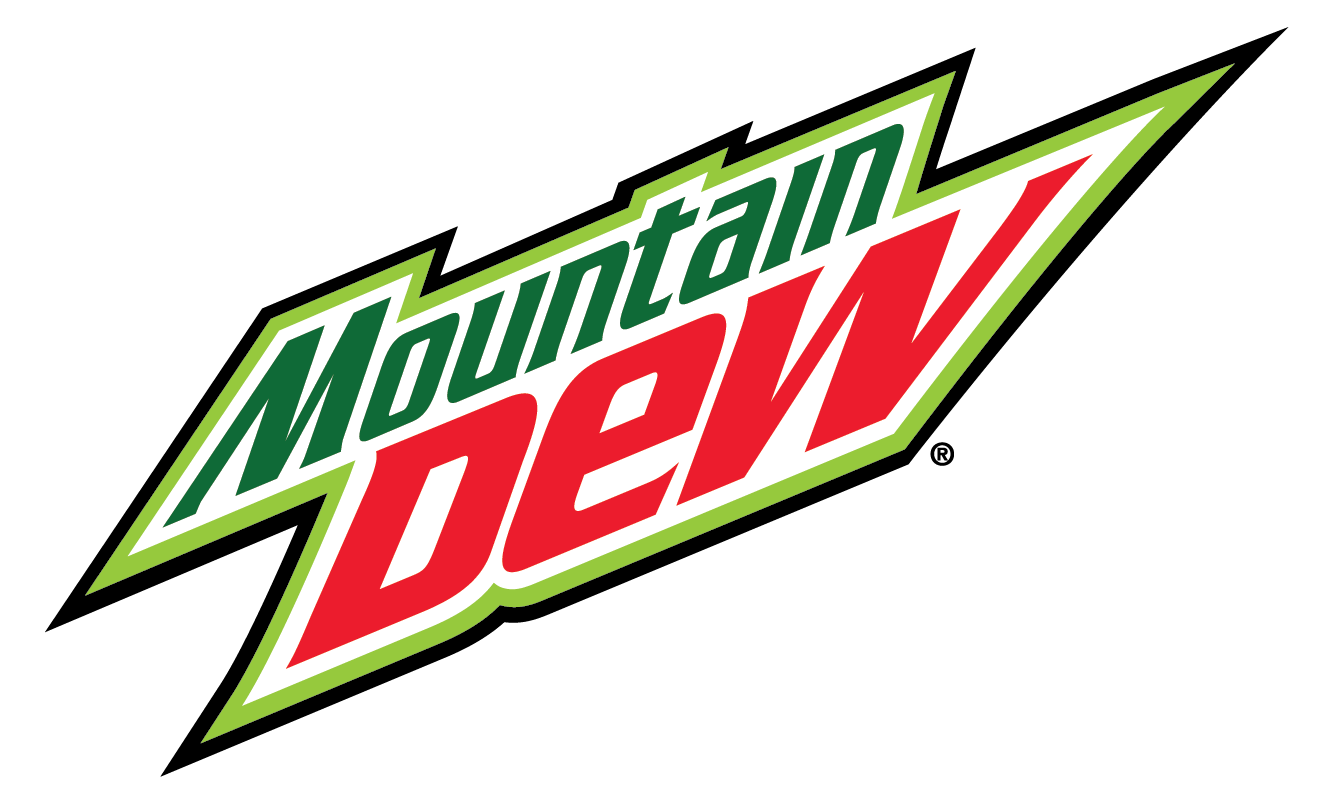 Mountain dew logo black background - logogilit