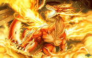 Fire dragon