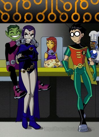 Archivo:Teen Titans 00 by Drakyx.jpg