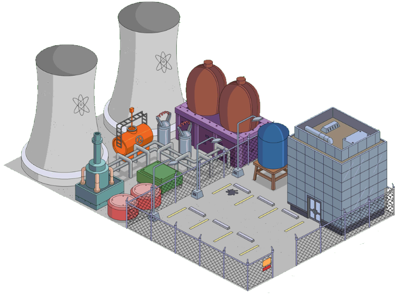 Springfield Nuclear Power Plant  Simpson Wiki en Español 