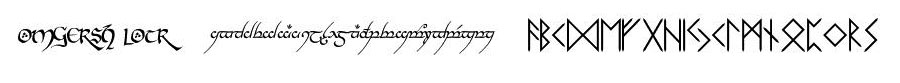 Elvish, Runes