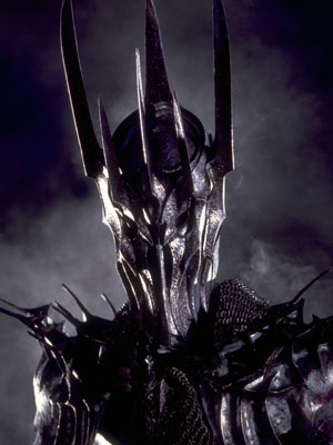 the villain from Lord Of The Rings, Sauron