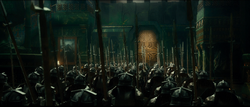 Dwarves defending Erebor