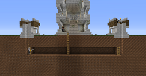 Underground troop attack maze