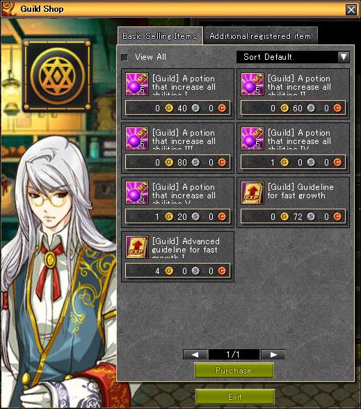 Guild Shop low