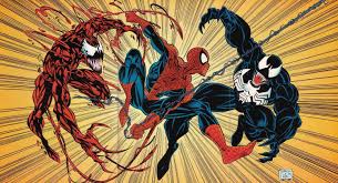 Venom vs Carnage vs Spider-man