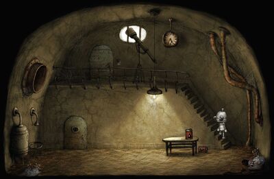 Luminous clock location