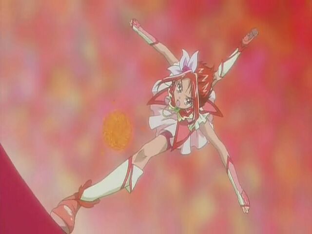 File:Yes! Pretty Cure 5 GoGo! Cure Rouge in the Fire Strike attack.jpg
