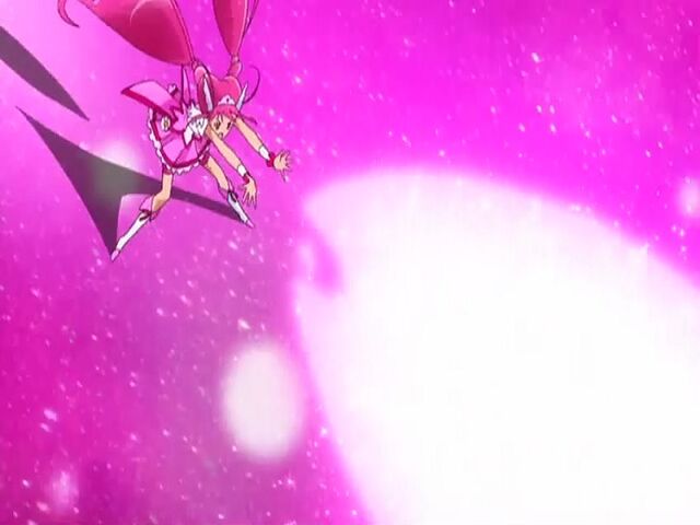 File:Smile Pretty Cure! Cure Happy using the Happy Shower attack.jpg