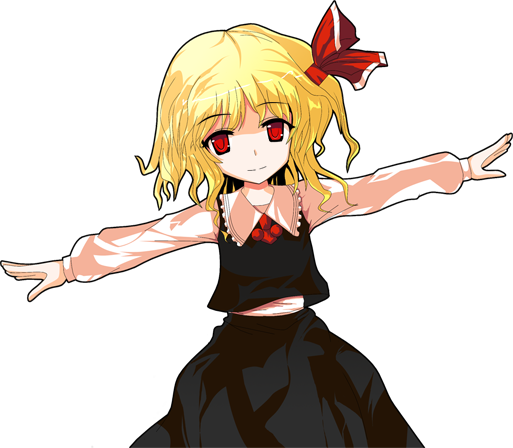 Rumia of the darkness (touhou project) Minecraft Skin