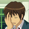 Kyon facepalm