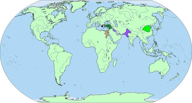 World Map-1200 BC