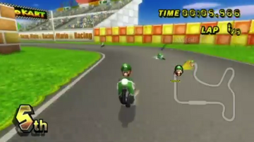 Luigi (Mach Bike Wheelie)