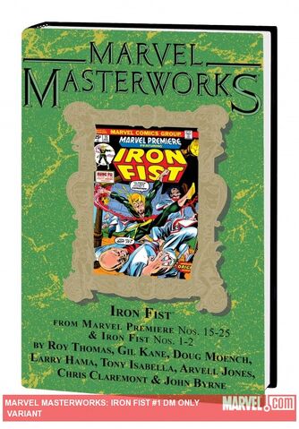 Archivo:Marvel Masterworks. Iron Fist Nº1 Dm Only Variant (Jun 15, 2011).jpg