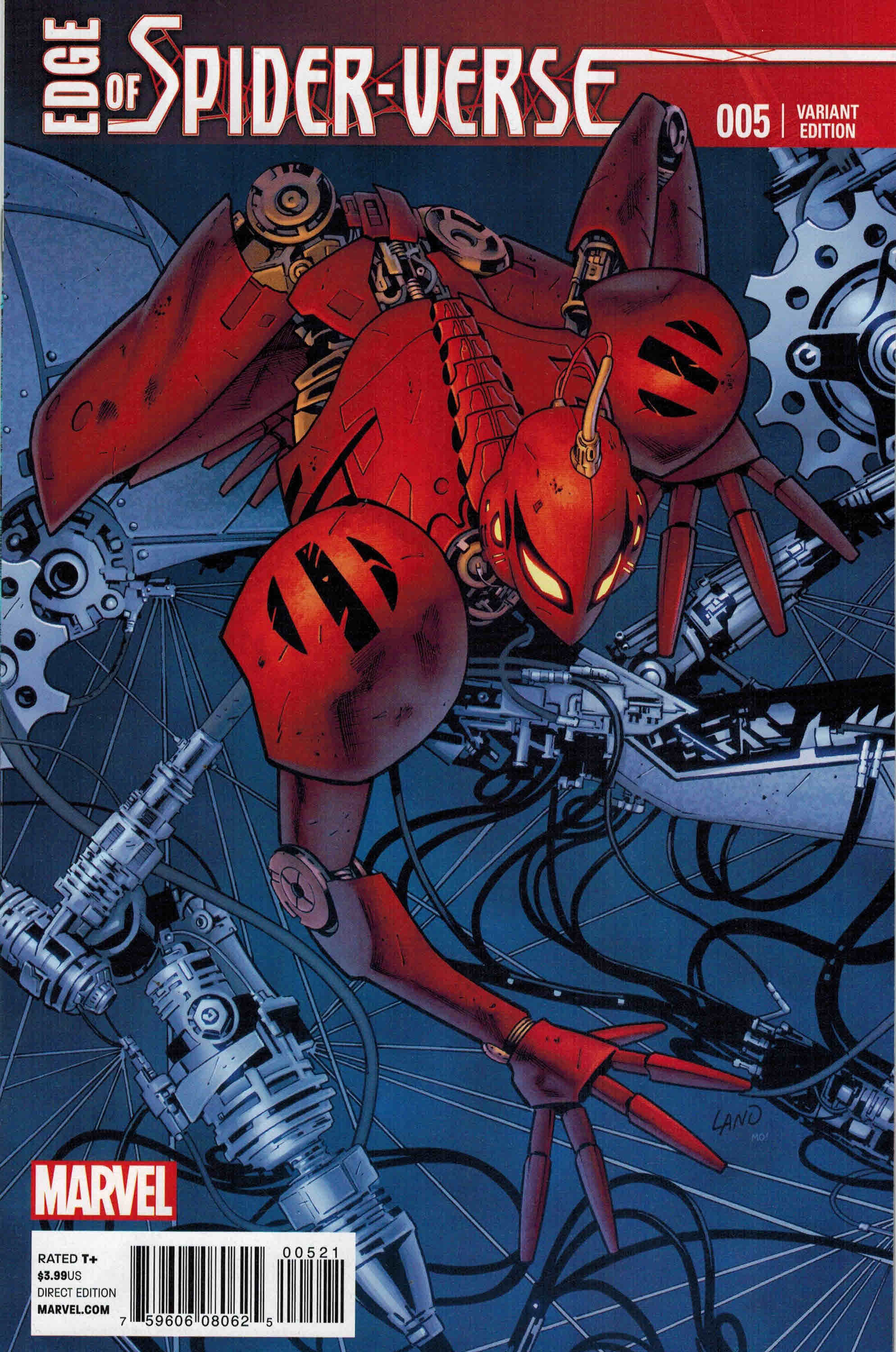 Image Edge of SpiderVerse Vol 1 5 Land Variant.jpg Marvel Database
