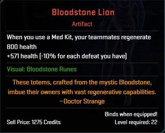 Bloodstone Lion