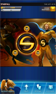 Starfall Event Screen