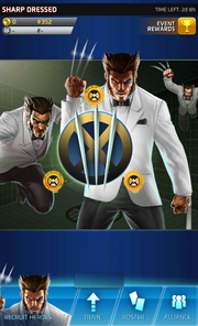Sharp Dressed Event Screen