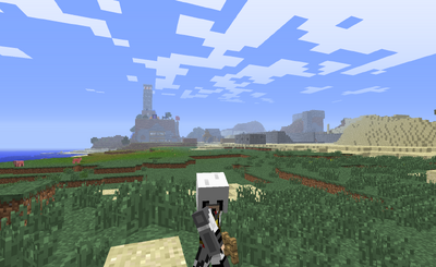 Dovahkiin City from afar