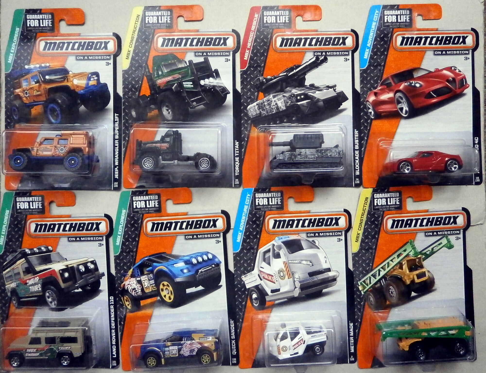 Matchbox List Of Cars