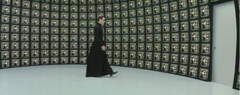 Neo heads to the Matrix