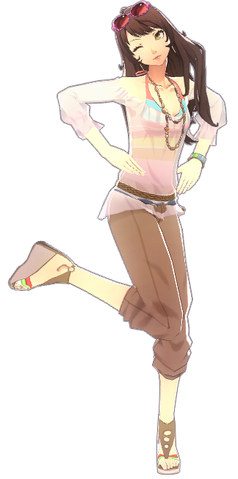 File:P4D Rise Kujikawa Summer Vacation Clothes (Limited Edition Included - DLC) change.png